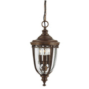 Elstead Lighting - FE-EB8-M-BRB - Feiss Outdoor Hanging from the English Bridle range. English Bridle 3 Light Medium Chain Lantern Product Code = FE-EB8-M-BRB