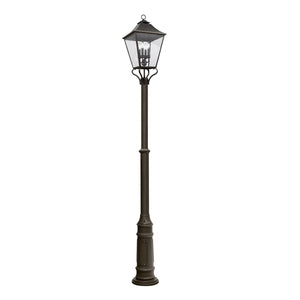 Elstead Lighting - FE-GALENA5-XL-SBL - Feiss Lamp Post from the Galena range. Galena 4 Light Lamp Post Product Code = FE-GALENA5-XL-SBL