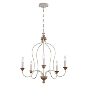 Elstead Lighting - FE-HARTSVILLE5 - Feiss Chandelier from the Hartsville range. Hartsville 5 Light Chandelier Product Code = FE-HARTSVILLE5