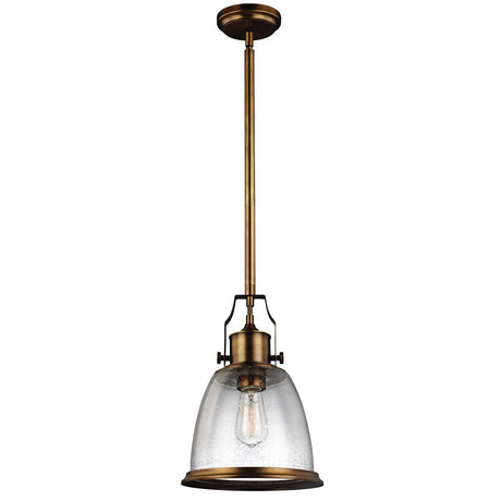 Elstead Lighting - FE-HOBSON-P-M-AB - Feiss Pendant from the Hobson range. Hobson 1 Light Medium Pendant Product Code = FE-HOBSON-P-M-AB