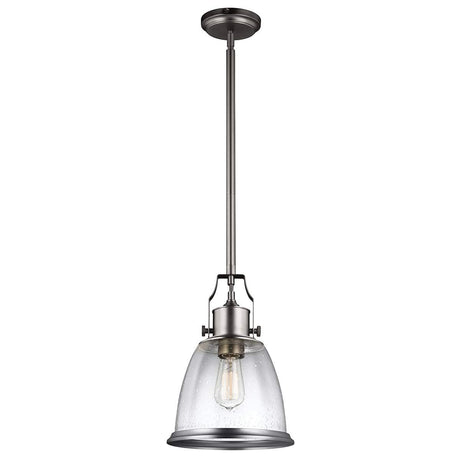 Elstead Lighting - FE-HOBSON-P-M-SN - Feiss Pendant from the Hobson range. Hobson 1 Light Medium Pendant Product Code = FE-HOBSON-P-M-SN