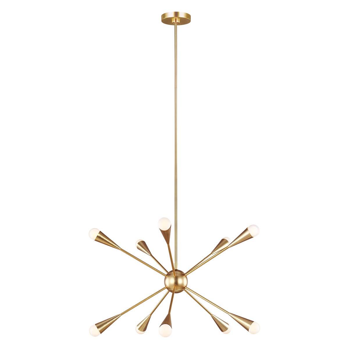 Elstead Lighting - FE-JAX10-BB - Feiss Chandelier from the Jax range. Jax 10 Light Chandelier Product Code = FE-JAX10-BB