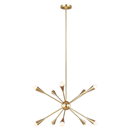 Elstead Lighting - FE-JAX10-BB - Feiss Chandelier from the Jax range. Jax 10 Light Chandelier Product Code = FE-JAX10-BB