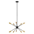 Elstead Lighting - FE-JAX10-MB - Feiss Chandelier from the Jax range. Jax 10 Light Chandelier Product Code = FE-JAX10-MB