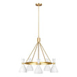 Elstead Lighting - FE-JOAN5-MW - Feiss Chandelier from the Joan range. Joan 5 Light Chandelier Product Code = FE-JOAN5-MW