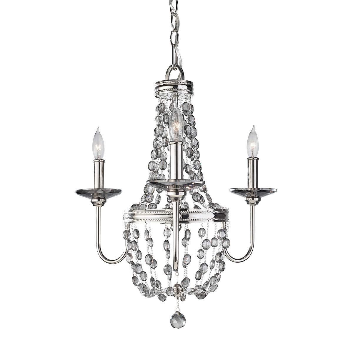 Elstead Lighting - FE-MALIA3 - Feiss Chandelier from the Malia range. Malia 3Lt Chandelier Product Code = FE-MALIA3