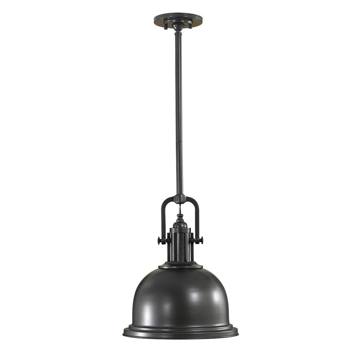 Elstead Lighting - FE-PARKER-P-M-DB - Feiss Pendant from the Parker Place range. Feiss Parker 1Lt Pendant Light Product Code = FE-PARKER-P-M-DB