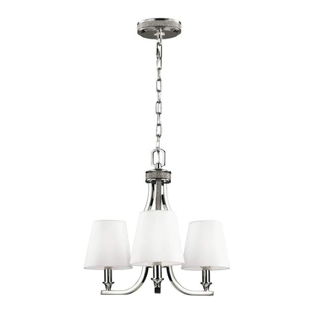 Elstead Lighting - FE-PAVE3 - Feiss Chandelier from the Pave range. Pave 3 Light Chandelier Product Code = FE-PAVE3