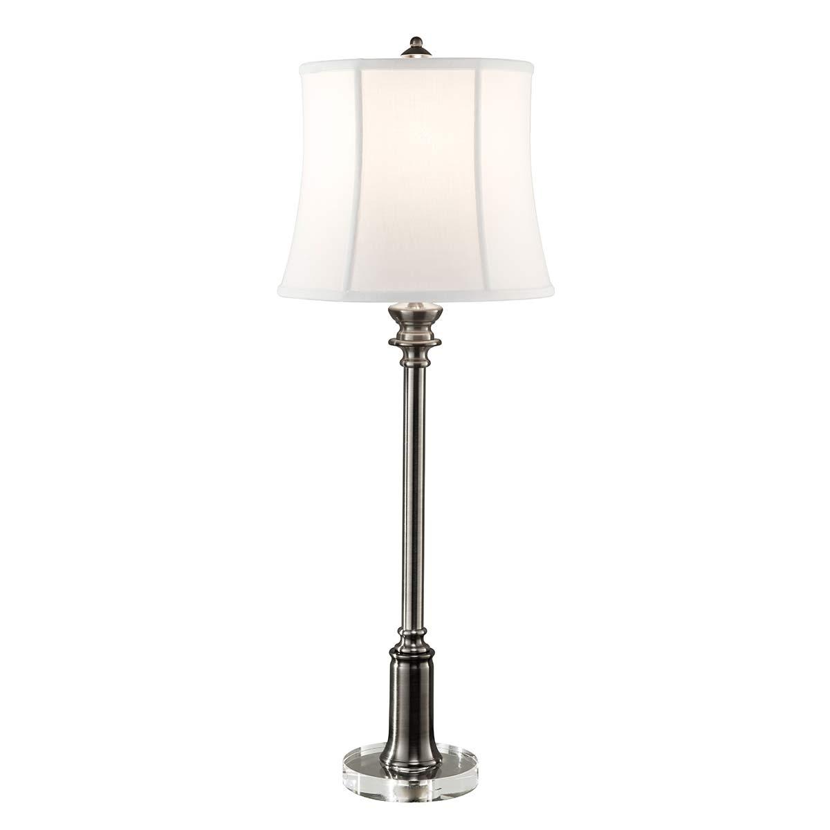 Elstead Lighting - FE-STATEROOM-BL-AN - Feiss Table Lamp from the Stateroom range. Stateroom 1 Light Buffet Lamp - Antique Nickel Product Code = FE-STATEROOM-BL-AN