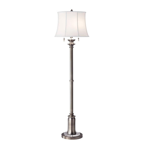 Elstead Lighting - FE-STATEROOM-FL-AN - Feiss Floor Lamp from the Stateroom range. Stateroom 2 Light Floor Lamp - Antique Nickel Product Code = FE-STATEROOM-FL-AN