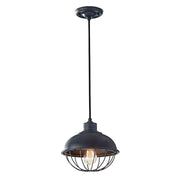 Elstead Lighting - FE-URBANRWL-P-B - Feiss Pendant from the Urban Renewal range. Urban Renewal 1 Light Pendant - Antique Forged Iron Product Code = FE-URBANRWL-P-B