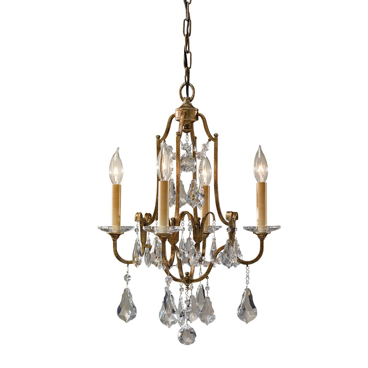 Elstead Lighting - FE-VALENTINA4 - Feiss Chandelier from the Valentina range. Valentina 4 Light Chandelier Product Code = FE-VALENTINA4