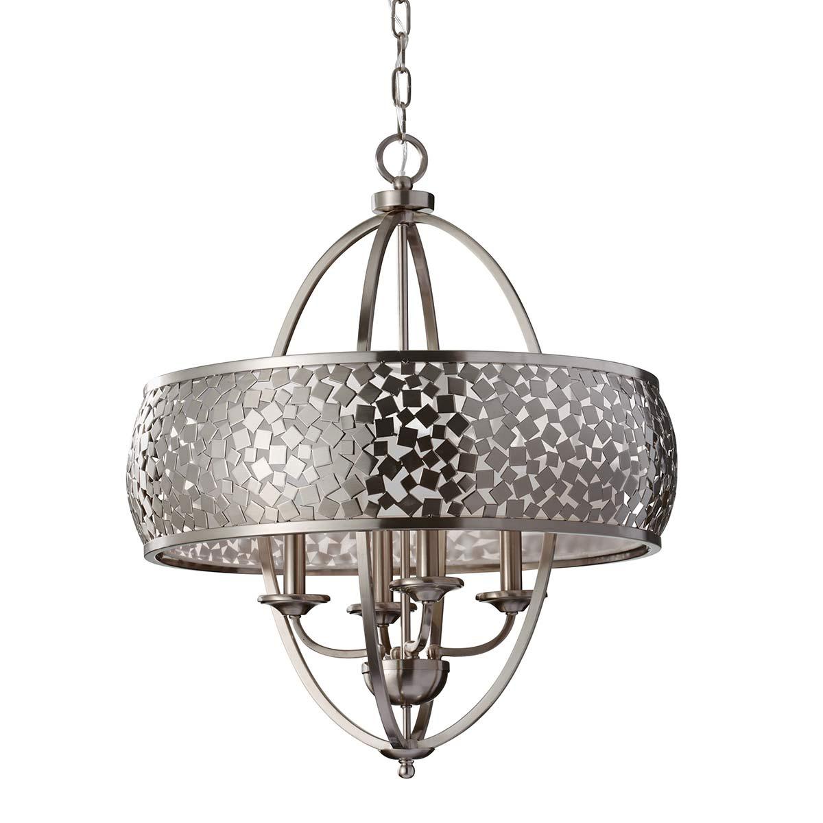 Elstead Lighting - FE-ZARA4-L - Feiss Chandelier from the Zara range. Zara 4 Light Large Chandelier Product Code = FE-ZARA4-L