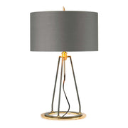 Elstead Lighting - FERRARA-TL-GPG - Elstead Lighting Table Lamp from the Ferrara range. Ferrara Table Lamp - Grey and Polished Gold Product Code = FERRARA-TL-GPG