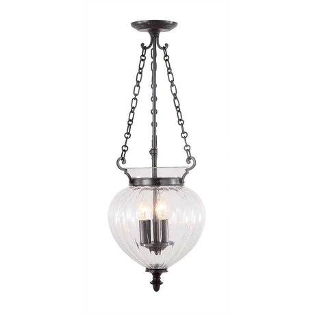 Elstead Lighting - FP-P-M-OLD-BRZ - Elstead Lighting Pendant from the Finsbury Park range. Finsbury Park 3 Light Medium Pendant - Old Bronze Product Code = FP-P-M-OLD-BRZ