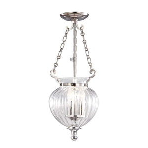 Elstead Lighting - FP-P-S-POL-NCKL - Elstead Lighting Pendant from the Finsbury Park range. Finsbury Park 3 Light small Pendant Product Code = FP-P-S-POL-NCKL