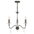 Elstead Lighting - FP3-OLD-BRZ - Elstead Lighting Chandelier from the Finsbury Park range. Finsbury Park 3 Light Chandelier Product Code = FP3-OLD-BRZ