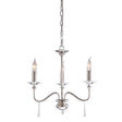 Elstead Lighting - FP3-POL-NICKEL - Elstead Lighting Chandelier from the Finsbury Park range. Finsbury Park 3 Light Chandelier Product Code = FP3-POL-NICKEL