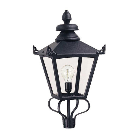 Elstead Lighting - GL1-BLACK - Elstead Lighting Lamp Post from the Grampian range. Grampian 1 Light Lamp Head Only Product Code = GL1-BLACK