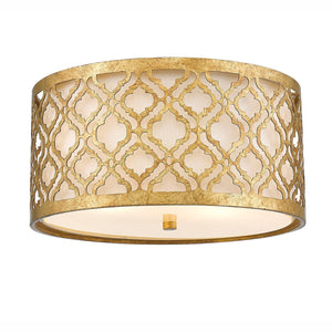 Elstead Lighting - GN-ARABELLA-F - Gilded Nola Ceiling Flush from the Arabella range. Arabella 2 Light Flush Product Code = GN-ARABELLA-F