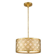 Elstead Lighting - GN-ARABELLA-P-M - Gilded Nola Pendant from the Arabella range. Arabella 2 Light Duo-Mount Medium Pendant Product Code = GN-ARABELLA-P-M