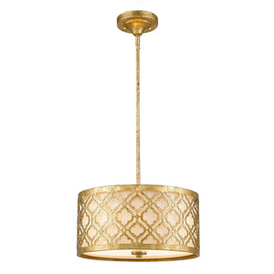 Elstead Lighting - GN-ARABELLA-P-M - Gilded Nola Pendant from the Arabella range. Arabella 2 Light Duo-Mount Medium Pendant Product Code = GN-ARABELLA-P-M