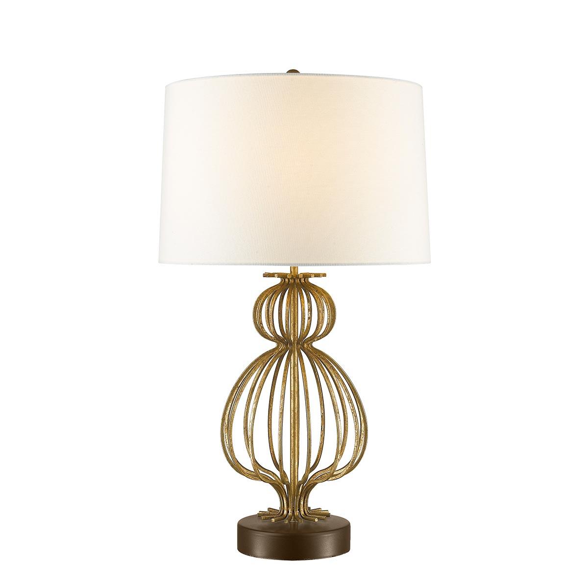 Elstead Lighting - GN-LAFITTE-TL-GD - Gilded Nola Table Lamp from the Lafitte range. Lafitte 1 Light Table Lamp - Distressed Gold Product Code = GN-LAFITTE-TL-GD