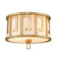 Elstead Lighting - GN-LEMURIA-F - Gilded Nola Ceiling Flush from the Lemuria range. Lemuria 2 Light Flush Product Code = GN-LEMURIA-F