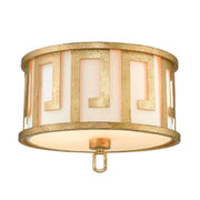 Elstead Lighting - GN-LEMURIA-F - Gilded Nola Ceiling Flush from the Lemuria range. Lemuria 2 Light Flush Product Code = GN-LEMURIA-F