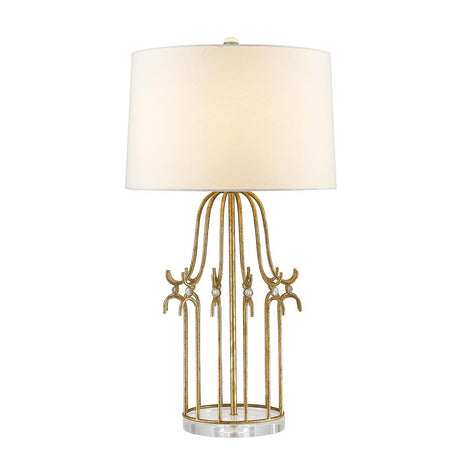 Elstead Lighting - GN-STELLA-TL-GD - Gilded Nola Table Lamp from the Stella range. Stella 1 Light Table Lamp - Distressed Gold Product Code = GN-STELLA-TL-GD