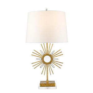 Elstead Lighting - GN-SUN-KING-TL - Gilded Nola Table Lamp from the Sun King range. Sun King 1 Light Table Lamp Product Code = GN-SUN-KING-TL