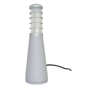 Elstead Lighting - GZ-BETA5 - Garden Zone Bollard from the Beta range. Beta Aluminium 4-Ring Bollard - Silver Product Code = GZ-BETA5