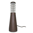 Elstead Lighting - GZ-BETA6 - Garden Zone Bollard from the Beta range. Beta Aluminium 4-Ring Bollard - Iron Product Code = GZ-BETA6