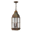 Elstead Lighting - HK-BINGHAM8 - Hinkley Outdoor Hanging from the Bingham range. Bingham 3 Light Large Chain Lantern Product Code = HK-BINGHAM8