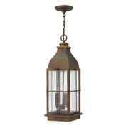 Elstead Lighting - HK-BINGHAM8 - Hinkley Outdoor Hanging from the Bingham range. Bingham 3 Light Large Chain Lantern Product Code = HK-BINGHAM8