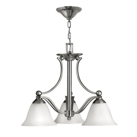 Elstead Lighting - HK-BOLLA3 - Hinkley Chandelier from the Bolla range. Bolla 3 Light Chandelier Product Code = HK-BOLLA3