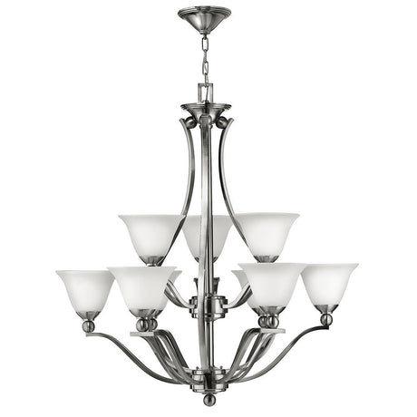 Elstead Lighting - HK-BOLLA9 - Hinkley Chandelier from the Bolla range. Bolla 9 Light Chandelier Product Code = HK-BOLLA9