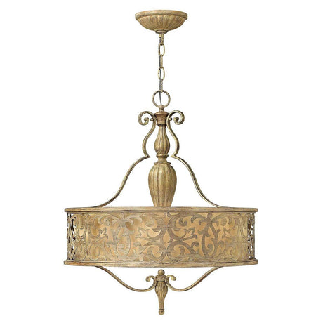 Elstead Lighting - HK-CARABEL-P-B - Hinkley Chandelier from the Carabel range. Carabel 3 Light Pendant Chandelier Product Code = HK-CARABEL-P-B