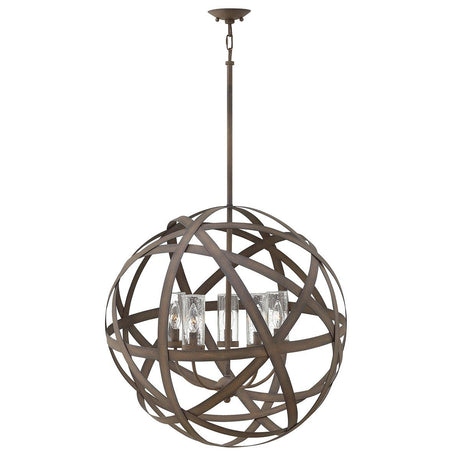 Elstead Lighting - HK-CARSON-5P - Hinkley Chandelier from the Carson range. Carson 5 Light Outdoor Chandelier Product Code = HK-CARSON-5P