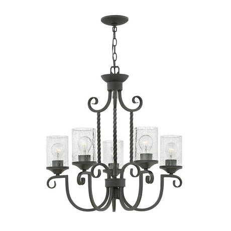 Elstead Lighting - HK-CASA5 - Hinkley Chandelier from the Casa range. Casa 5 Light Chandelier Product Code = HK-CASA5