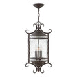 Elstead Lighting - HK-CASA8 - Hinkley Outdoor Hanging from the Casa range. Casa 3 Light Chain Lantern Product Code = HK-CASA8