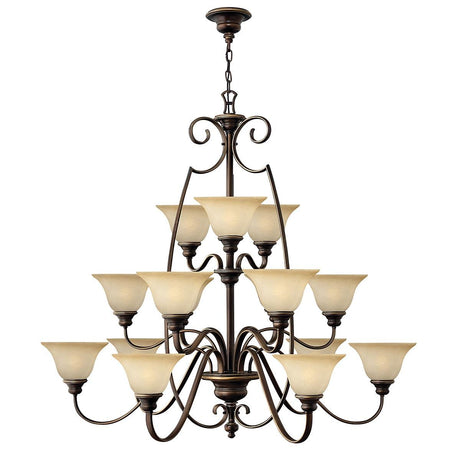 Elstead Lighting - HK-CELLO15 - Hinkley Chandelier from the Cello range. Cello 15 Light Chandelier Product Code = HK-CELLO15