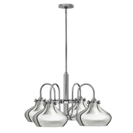 Elstead Lighting - HK-CONGRESS4-C-CM - Hinkley Chandelier from the Congress range. Congress 4 Light Chandelier - Chrome Product Code = HK-CONGRESS4-C-CM