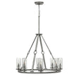 Elstead Lighting - HK-DAKOTA8 - Hinkley Chandelier from the Dakota range. Dakota 8 Light Chandelier Product Code = HK-DAKOTA8