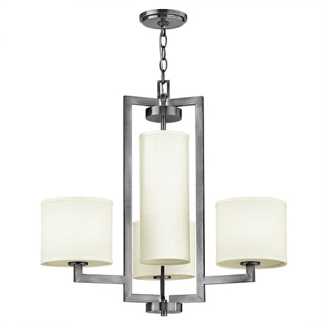 Elstead Lighting - HK-HAMPTON4 - Hinkley Chandelier from the Hampton range. Hampton 4 Light Chandelier Product Code = HK-HAMPTON4