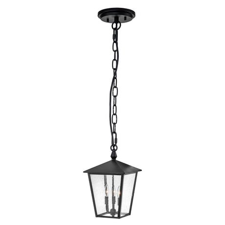 Elstead Lighting - HK-HUNTERSFIELD8-L-BK - Hinkley Outdoor Hanging from the Huntersfield range. Huntersfield 3 Light Large Chain Lantern Product Code = HK-HUNTERSFIELD8-L-BK