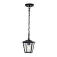 Elstead Lighting - HK-HUNTERSFIELD8-S-BK - Hinkley Outdoor Hanging from the Huntersfield range. Huntersfield 1 Light Small Chain Lantern Product Code = HK-HUNTERSFIELD8-S-BK