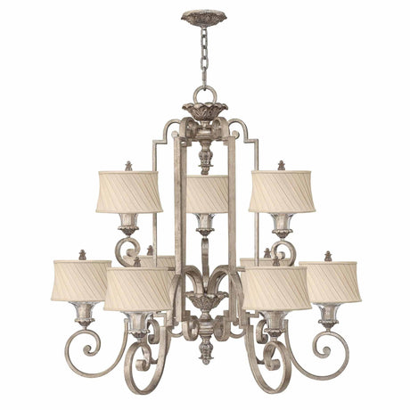 Elstead Lighting - HK-KINGSLEY9 - Hinkley Chandelier from the Kingsley range. Kingsley 9 Light Chandelier Product Code = HK-KINGSLEY9