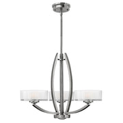 Elstead Lighting - HK-MERIDIAN3 - Hinkley Chandelier from the Meridian range. Meridian 3 Light Chandelier Product Code = HK-MERIDIAN3