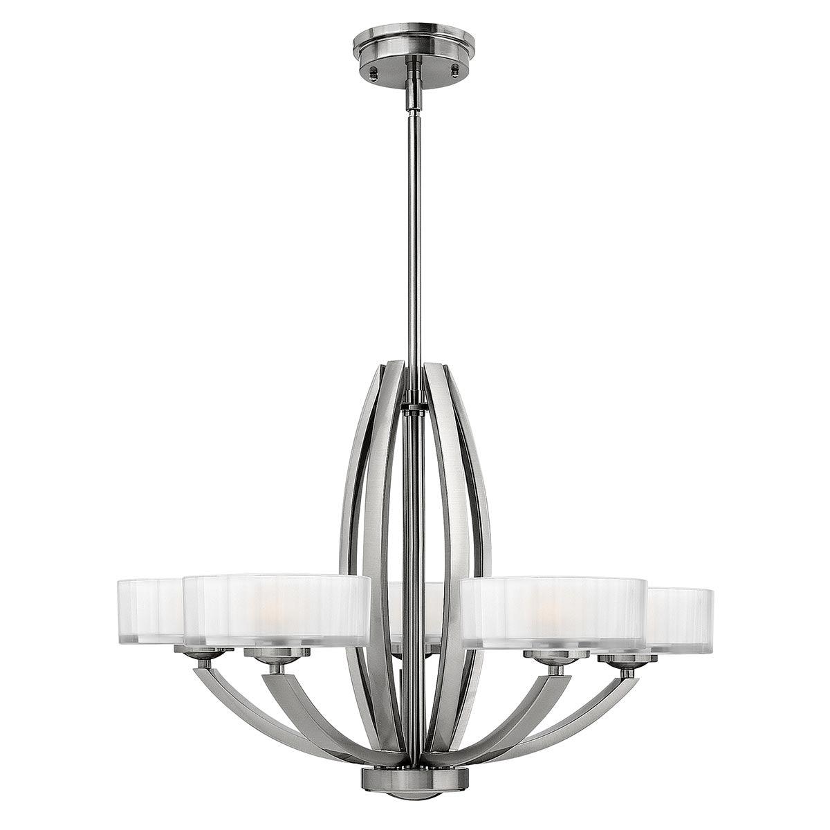 Elstead Lighting - HK-MERIDIAN5 - Hinkley Chandelier from the Meridian range. Meridian 5 Light Chandelier Product Code = HK-MERIDIAN5